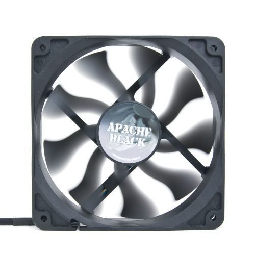 AK-FN058 120mm APACHE S-Flow Ultra Sessiz Siyah Renkli PWM'li Kasa Fanı
