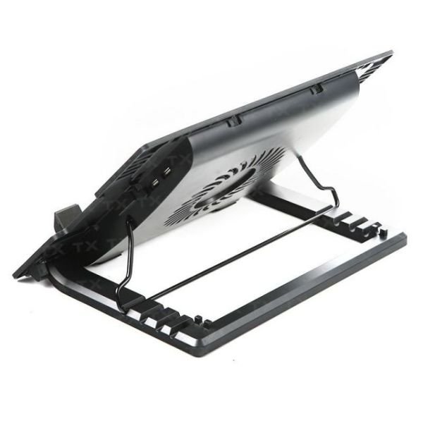 TXACNBERGST 9-17'' 14cm LED Fanlı 5 Kademe 2xUSB Stand Notebook Soğutucu