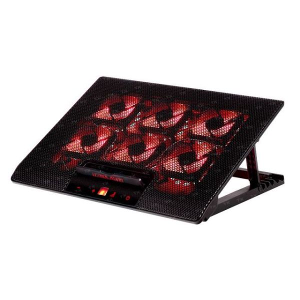 TXACNBRED 6 LED Fan Dijital Fan Kontrolcü Yükseklik Ayarlı Notebook Soğutucu