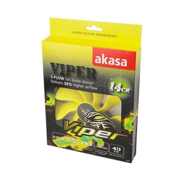 AK-FN063 ''Viper'' 14cm S-Flow Yüksek Performanslı Sessiz Fan