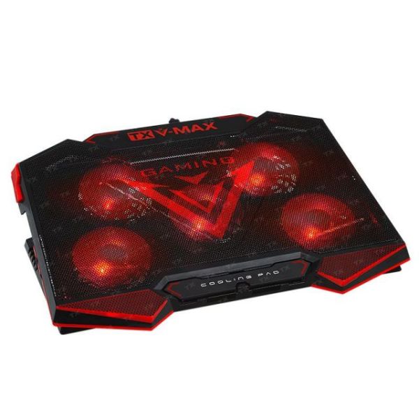 TXACNBVMAX V-MAX 5x7 CM KIRMIZI LED FANLI 6x YÜKSEKLIK AYARLI NOTEBOOK SOGUTUCU