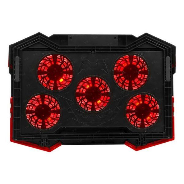 TXACNBVMAX V-MAX 5x7 CM KIRMIZI LED FANLI 6x YÜKSEKLIK AYARLI NOTEBOOK SOGUTUCU