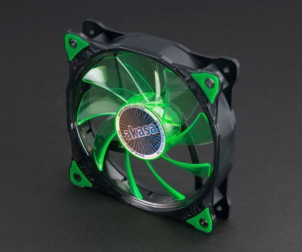 AK-FN091-GN Vegas Yeşil 15Ledli 12cm Fan
