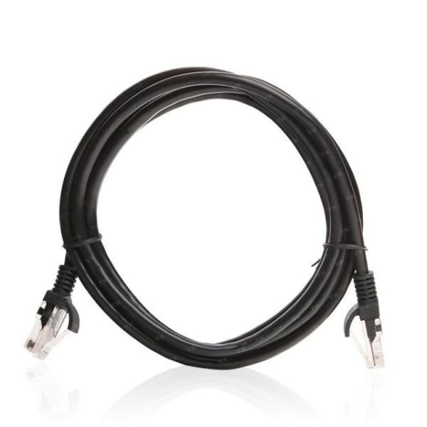 TX-CB-NT5U100B CAT5E 1M CCA Solid UTP Siyah Network Kablosu