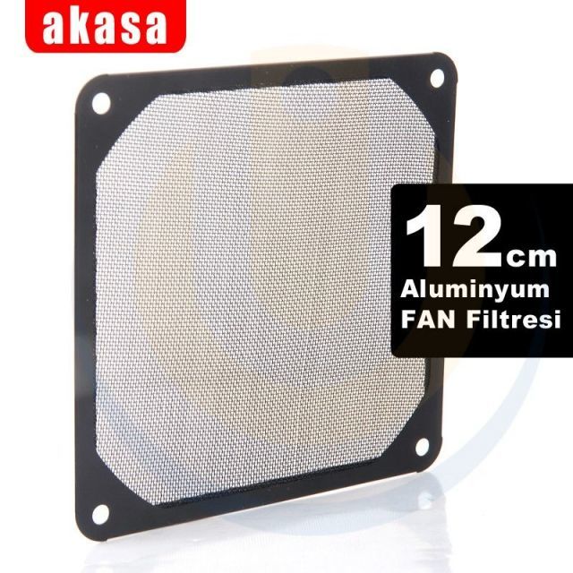 AK-GRM120-AL01-BK 12cm Alüminyum Fan Filtresi