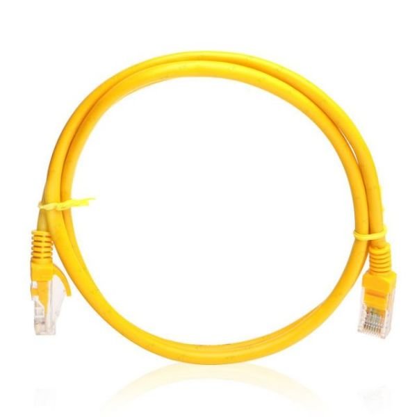 TX-CB-NT5U100Y CAT5E 1M CCA Solid UTP Sarı Network Kablosu