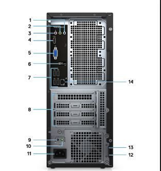 N104VD3670EMEA01_U Vostro Desktop 3670 i3-8100 3.60GHz 4GB 1TB Linux PC