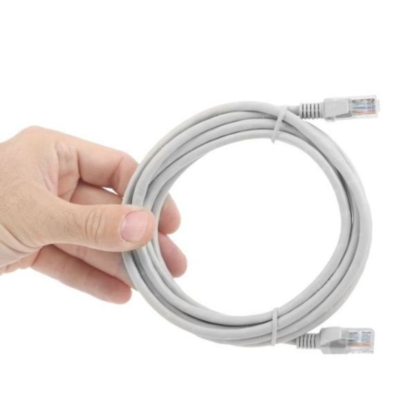 TX-CB-NT5U200G CAT5E 2M CCA Solid UTP Gri Network Kablosu