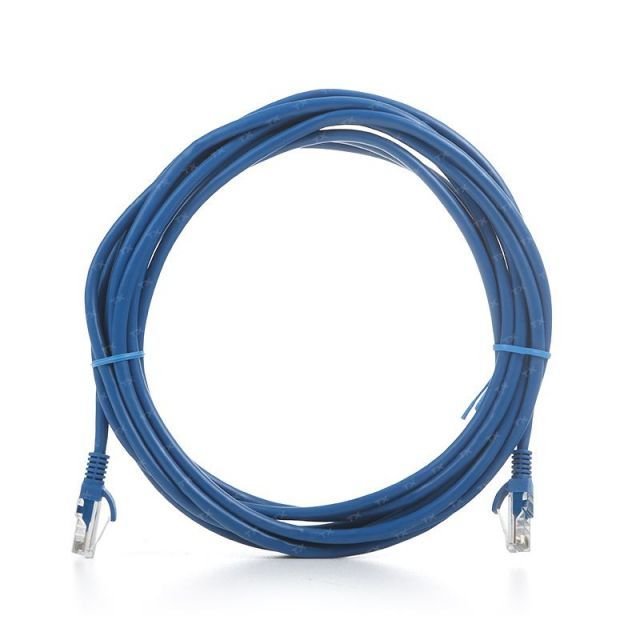 TX-CB-NT5U500BU CAT5E 5M CCA Solid UTP Mavi Network Kablosu