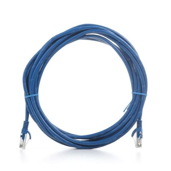 TX-CB-NT5U500BU CAT5E 5M CCA Solid UTP Mavi Network Kablosu