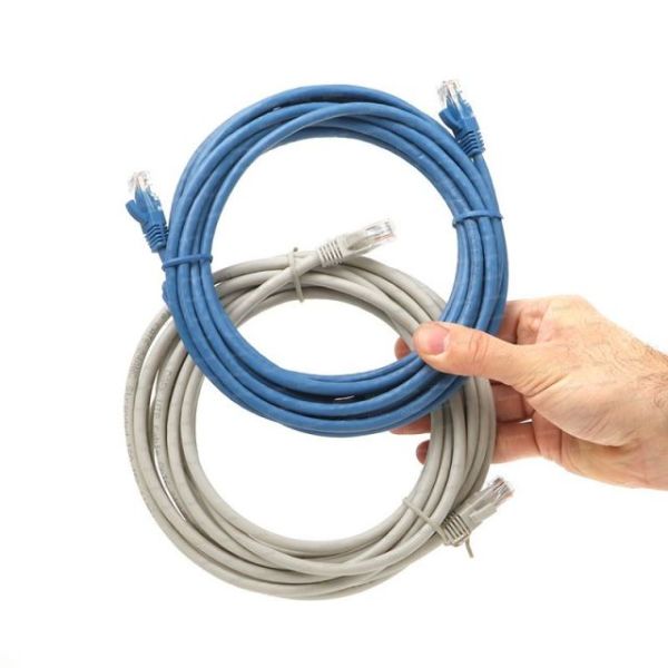 TX-CB-NT5U500G CAT5E 5M CCA Solid UTP Gri Network Kablosu