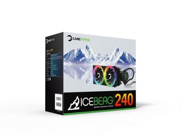 ICEBERG240 Intel 775/115X/1366/2011 AMD AM2/AM3/FM1/FM2 Uyumlu Su Soğutma