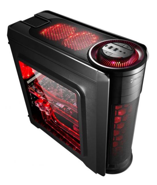 ALASTOR Gaming 3x120mm LED Fanlı Şeffaf Akrilik Yan Panel Mid Kasa