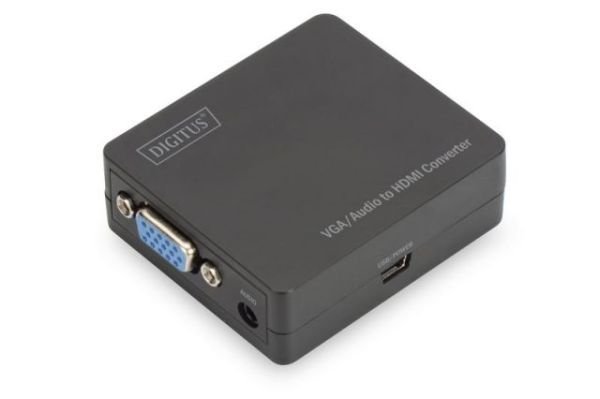 DS-40131 Video Converter VGA/Audio to HDMI Video resolutions up to 1920x 1080 pix