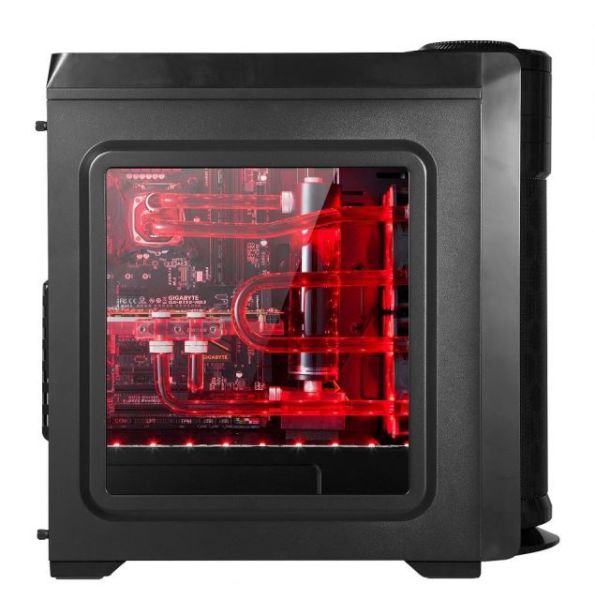 ALASTOR Gaming 3x120mm LED Fanlı Şeffaf Akrilik Yan Panel Mid Kasa