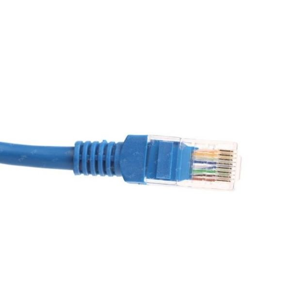 TX-CB-NT5U50BU CAT5E 0.5M CCA Solid UTP Mavi Network Kablosu