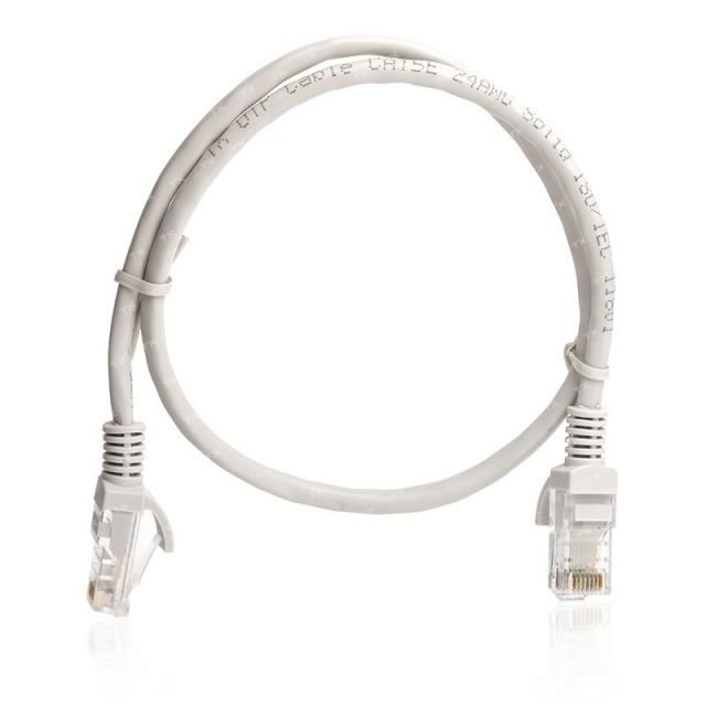 TX-CB-NT5U50G CAT5E 0.5M CCA Solid UTP Gri Network Kablosu