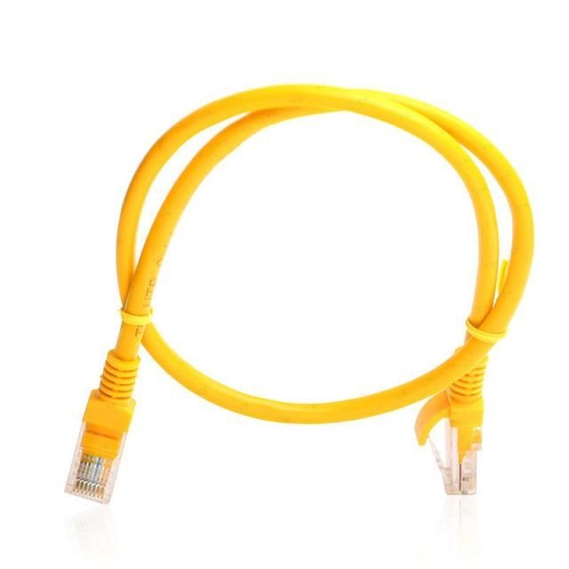TX-CB-NT5U50Y CAT5E 0.5M CCA Solid UTP Sarı Network Kablosu