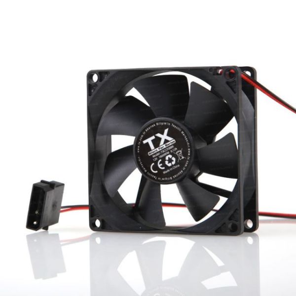 TXCCF08BK 8 cm siyah kasa fanı