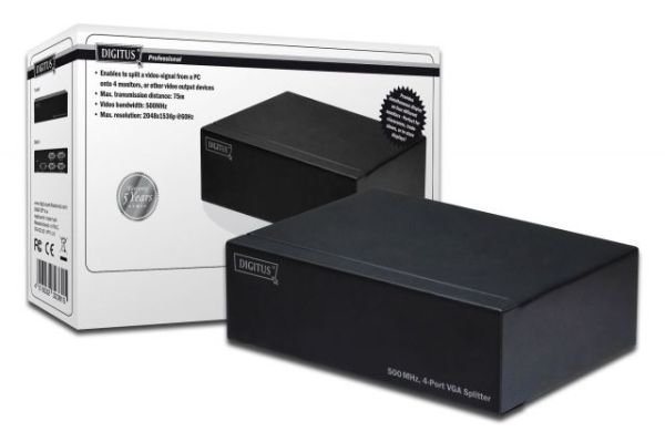 DS-42110 2048x1536 DPI 500MHz 4?lü VGA Video Çoklayıcı