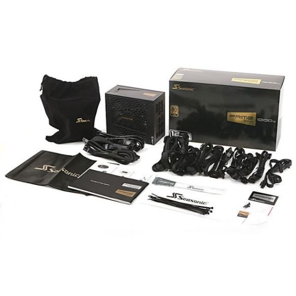 SEA-SSR-1000GD 1000W Kutulu 80+Gold 13cm Fanlı 12XSATA 5XIDE Power Supply
