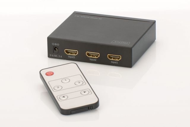 DS-48304 4K HDMI Switch 3x1 Supports 4K2K 3D Vid. Formats İncl. Çoklayıcı