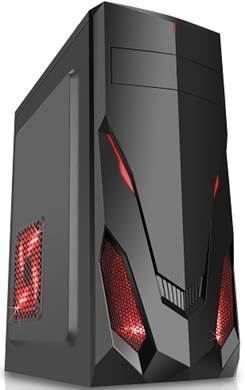 TXCHK3P400 400W Powerlı Penceresiz Midi Tower Siyah Kasa