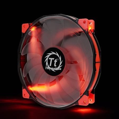 CL-F025-PL20RE-A Luna Anti-vibration 200 mm Kırmızı LED'li Sessiz Fan
