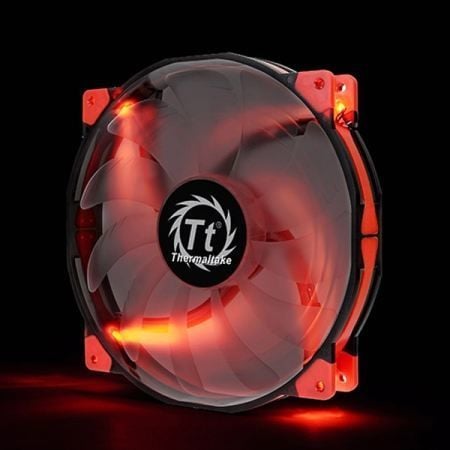 CL-F025-PL20RE-A Luna Anti-vibration 200 mm Kırmızı LED'li Sessiz Fan