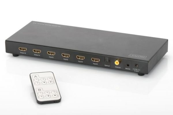 DS-50304 4 Giriş 2 Çıkış HDMI Matrix Switch