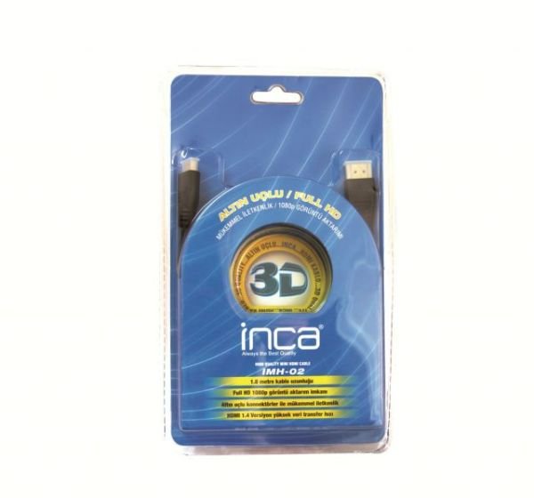IMH-02 1.8 metre Mini Hdmı To Hdmı 3d V1.4 Full Hd Altın Uç Kablo