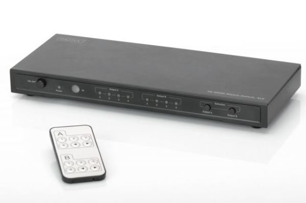 DS-50304 4 Giriş 2 Çıkış HDMI Matrix Switch