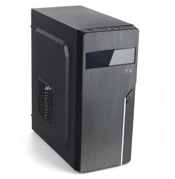 TXCHK7P300 300W Powerlı Penceresiz Midi Tower Siyah Kasa
