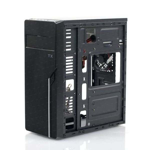 TXCHK7P400 400W Powerlı Penceresiz Midi Tower Siyah Kasa
