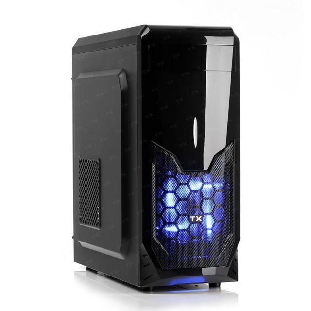 TXCHK8S500 K8S 500W 1xUSB 3.0, 2xUSB 2.0, 1x12cm Fanlı Mid-Tower Siyah Oyuncu Kasas