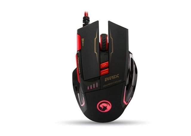 SGM-X10S Gaming Mouse Pad ve USB Gaming Siyah Mouse