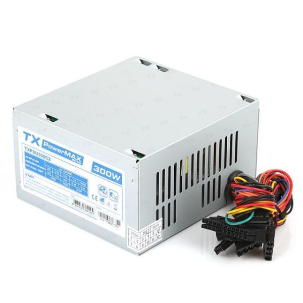 TXPSU300C2 300W KUTULU 8CM FANLI 2XSATA 2XIDE POWER SUPPLY