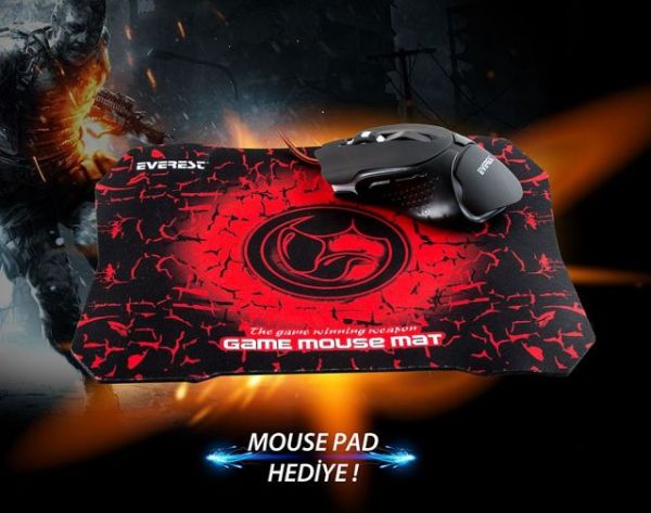 SGM-X8 USB Gaming Mouse Pad ve Oyuncu Mouse