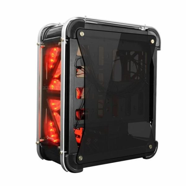 ARES 3x120mm Mavi Fanlı Tempered Glass Gaming Mid ATX Kasa