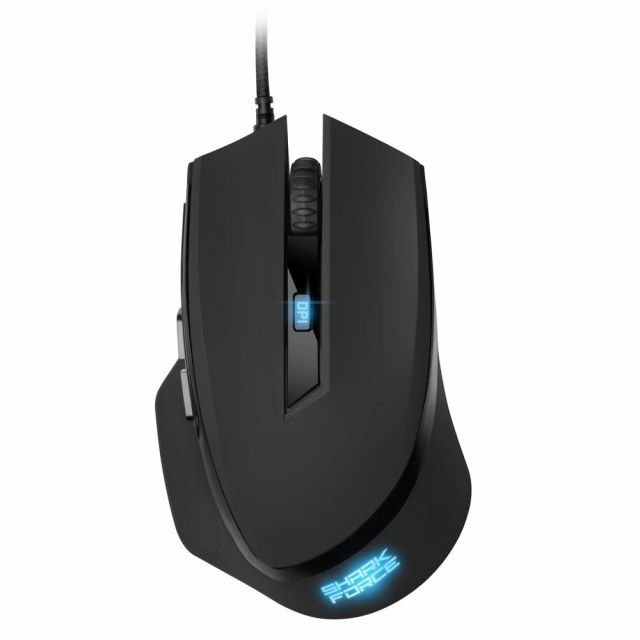 SHARKFORCE-BLACK MOU SHARK FORCE GAMING MOUSE