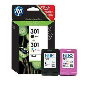 N9J72A No 301 Siyah Ve Renkli Paket Kartuş