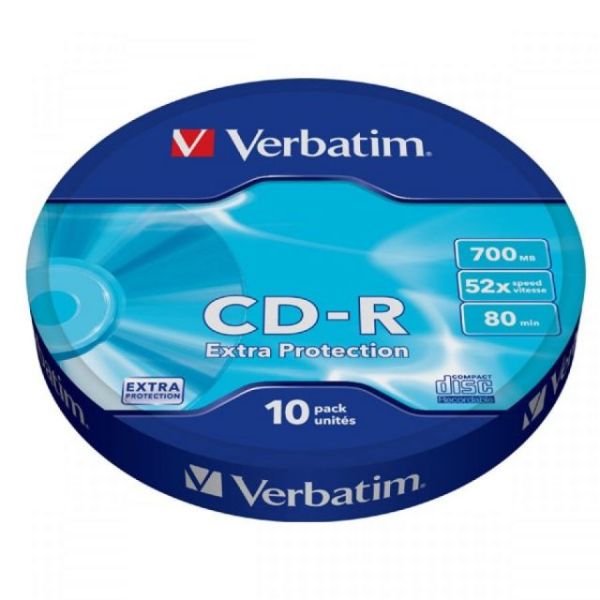 43725 CD-R 10 Wrap Extra Protection 52x 700MB