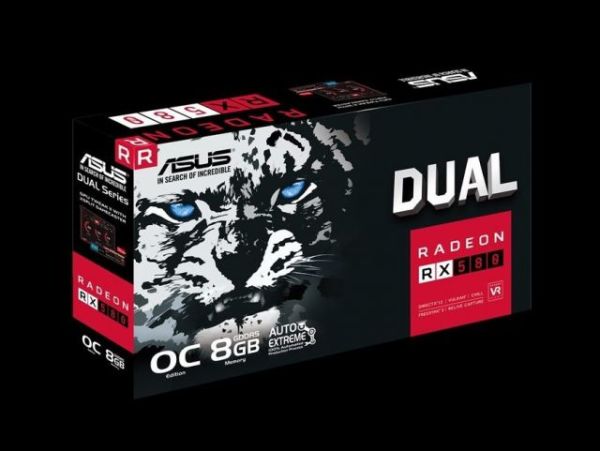 DUAL-RX580-O8G RX580 8GB 256B DDR5 DVI/HDMI/DP AMD Gaming Ekran Kartı