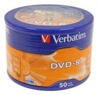 43791 DVD-R 50 Adet 16x 4.7GB Mat Gümüş Yazılabilir DVD