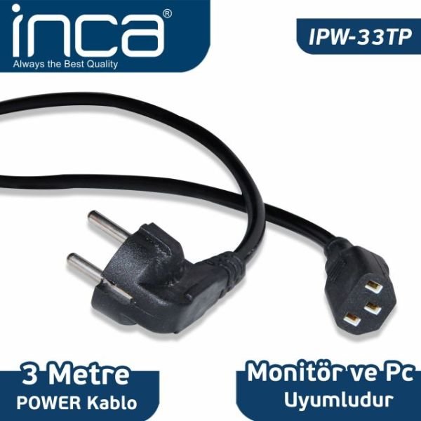 IPW-33TP 3m Power Güç Kablosu