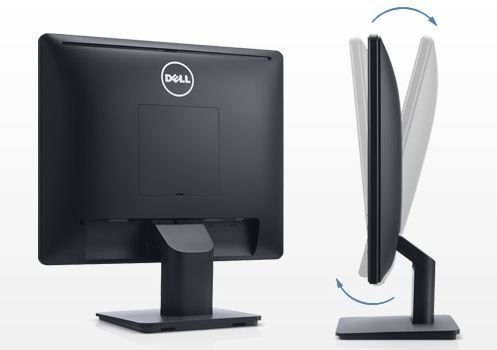 E1715S 17''1280x1024,5ms,60Hz,DP ve VGA,Pivot,Siyah Led Monitör