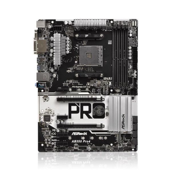 ASRAB350-PRO4 AMD B350 AM4 DDR4 3200MHz DVI/HDMI Anakart