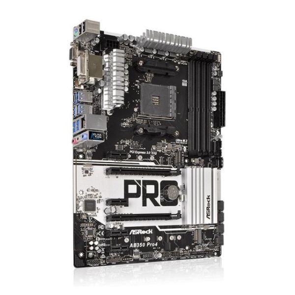 ASRAB350-PRO4 AMD B350 AM4 DDR4 3200MHz DVI/HDMI Anakart