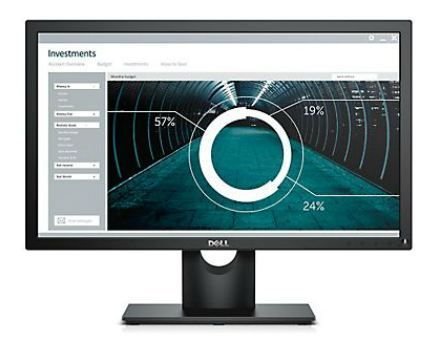 E2216H 21,5''1920x1080,5ms,DP ve VGA, Siyah Led Monitör