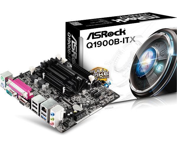 ASRQ1900B-ITX Intel BAY-TRAIL D 1170 DDR3 1333MHz HDMI/VGA Anakart